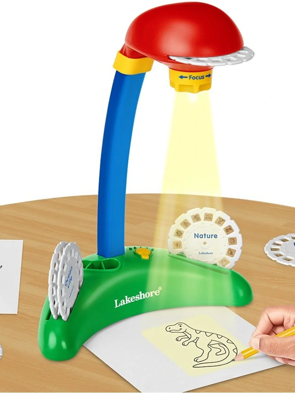 Lakeshore Learning Light Projection Center with Slides & Original Box | Educatio